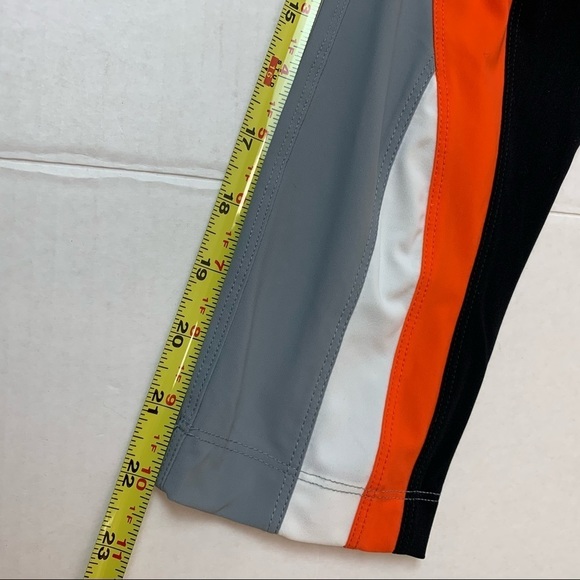 NO KA’ OI  leggings black orange gray and white - Picture 9 of 9